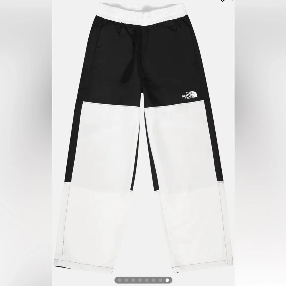 The North Face Women’s Nylon Easy Pants Black and White Color Block - Picture 11 of 16